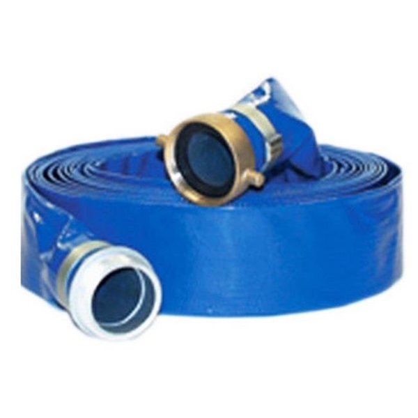 Propation 98138045 2 in. x 50 ft. PVC Lay Flat Discharge Hose Coupled M x F Short Shank Assembly PR699359